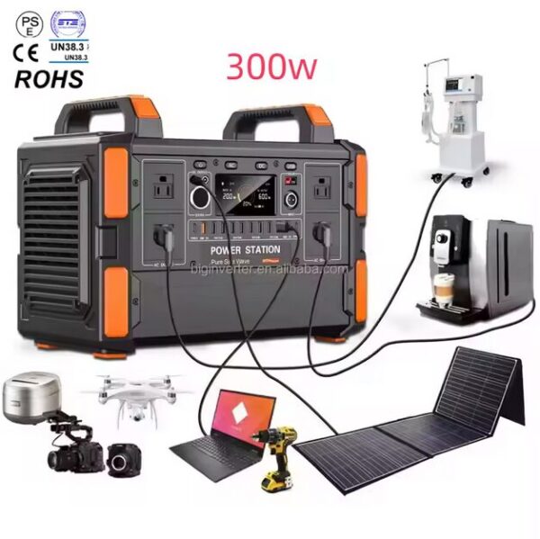 300W 220V 288Wh Home Solar Power Generator Outdoor Portable Power Station Pure Sine Wave Wireless Charging - Image 5